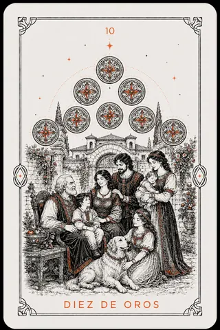 10 de Oros del tarot