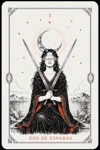 2 de Espadas del tarot