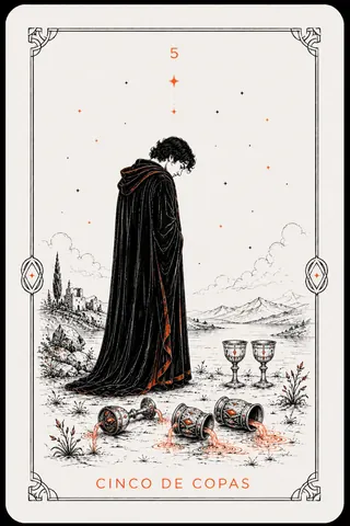 5 de Copas del tarot