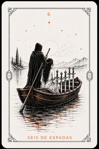 6 de Espadas del tarot