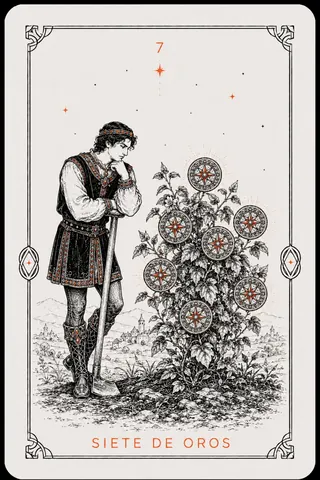 7 de Oros del tarot
