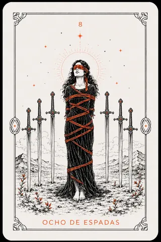 8 de Espadas del tarot