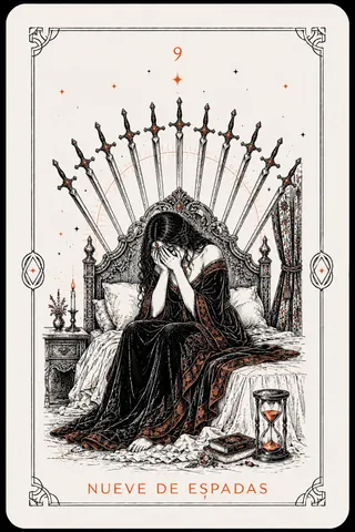 9 de Espadas del tarot