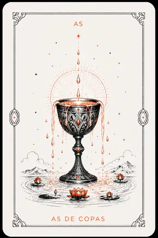 As de Copas del tarot