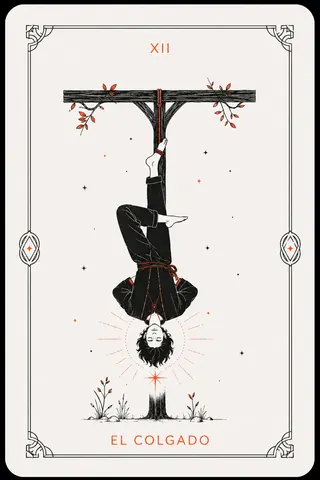 El Colgado del tarot