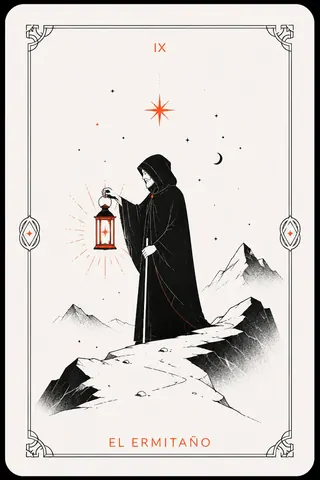 El Ermitaño del tarot