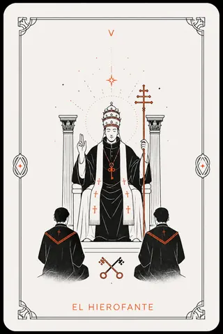 El Sumo Sacerdote del tarot