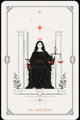 La Justicia del tarot