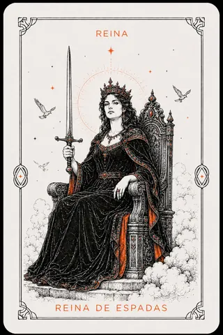 Reina de Espadas del tarot
