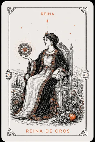 Reina de Oros del tarot