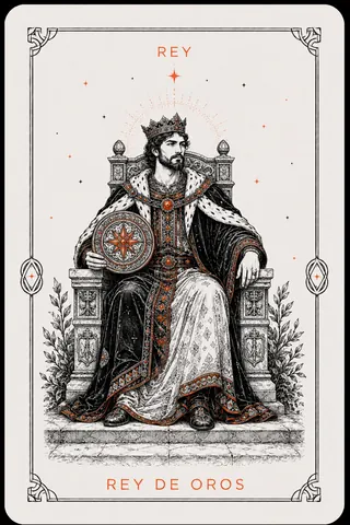 Rey de Oros del tarot