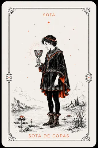 Sota de Copas del tarot