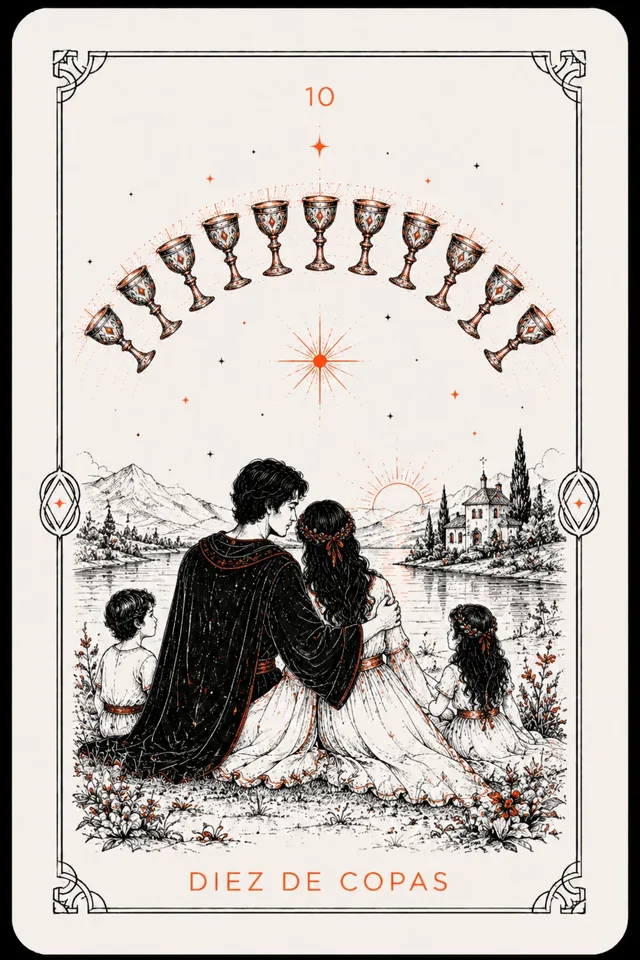 10 de Copas del tarot