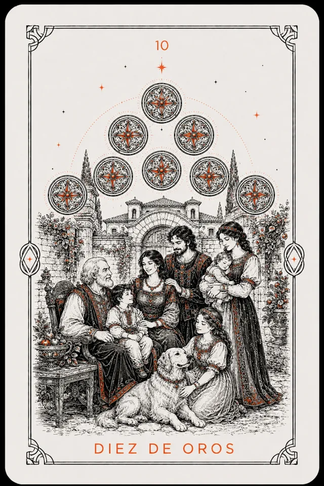 10 de Oros del tarot