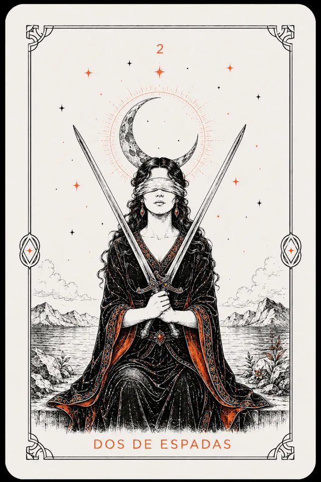 2 de Espadas del tarot