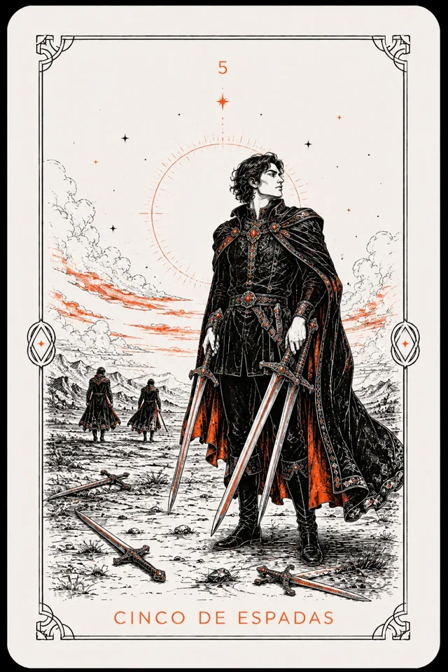 5 de Espadas del tarot