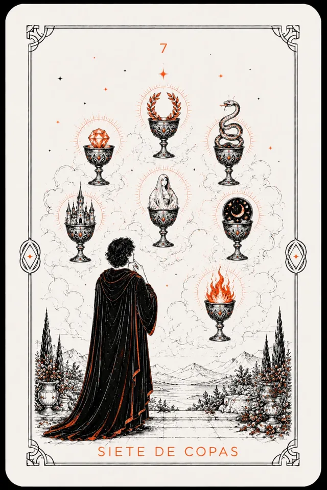 7 de Copas del tarot