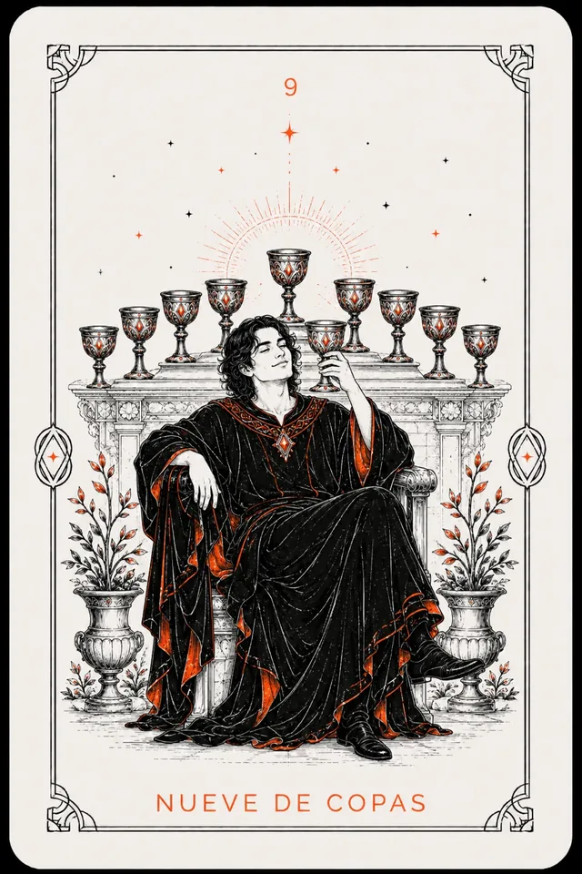 9 de Copas del tarot