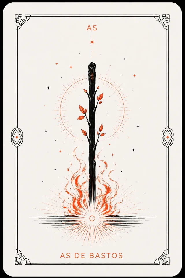 As de Bastos del tarot