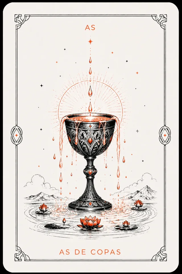 As de Copas del tarot