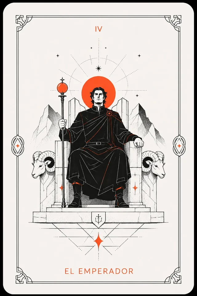 El Emperador del tarot