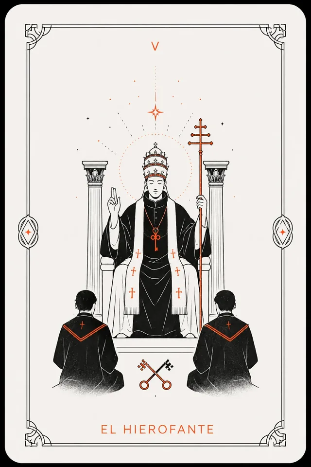 El Sumo Sacerdote del tarot