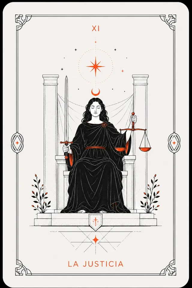La Justicia del tarot