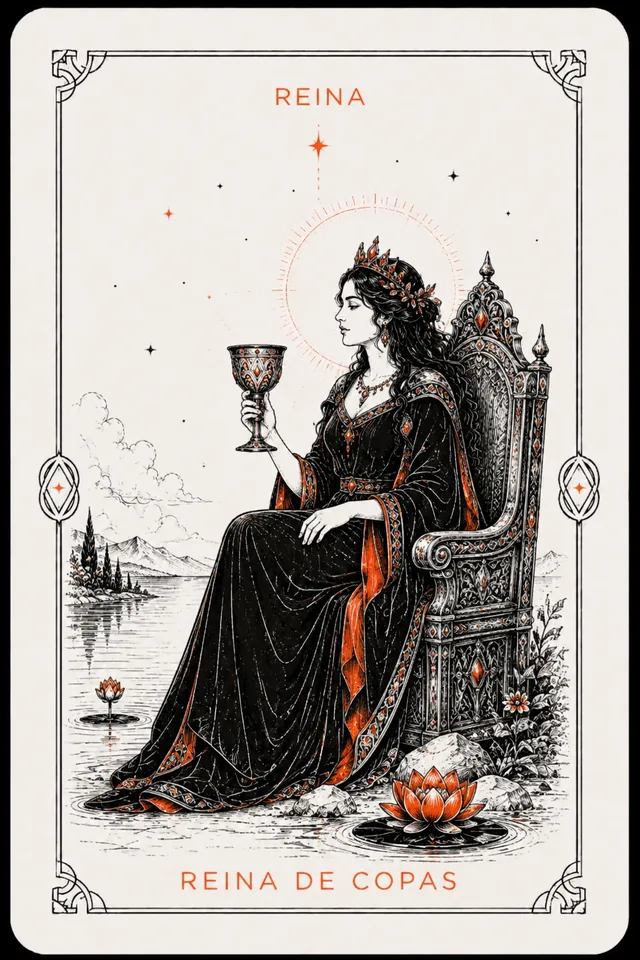 Reina de Copas del tarot