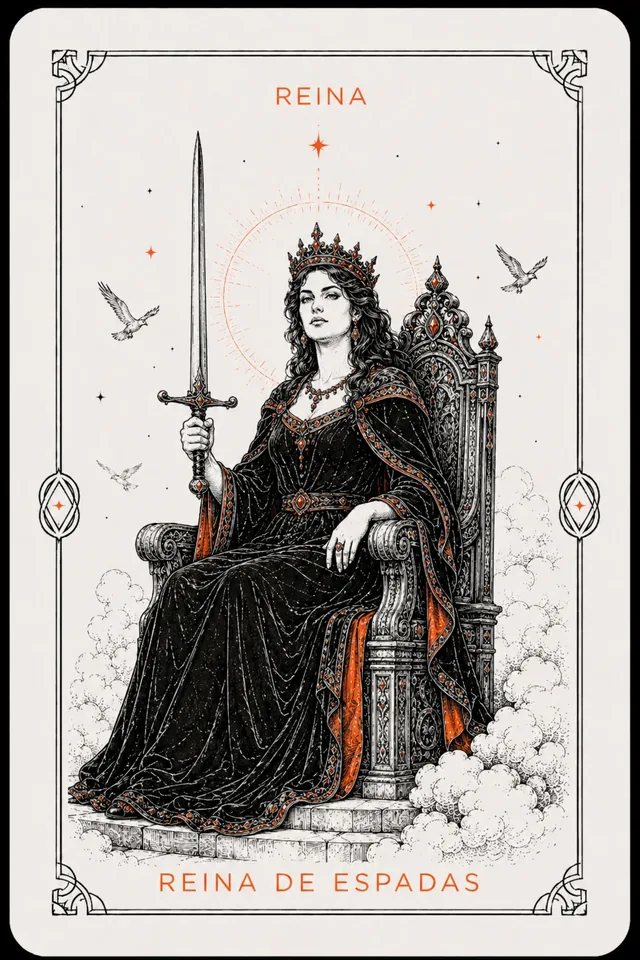 Reina de Espadas del tarot