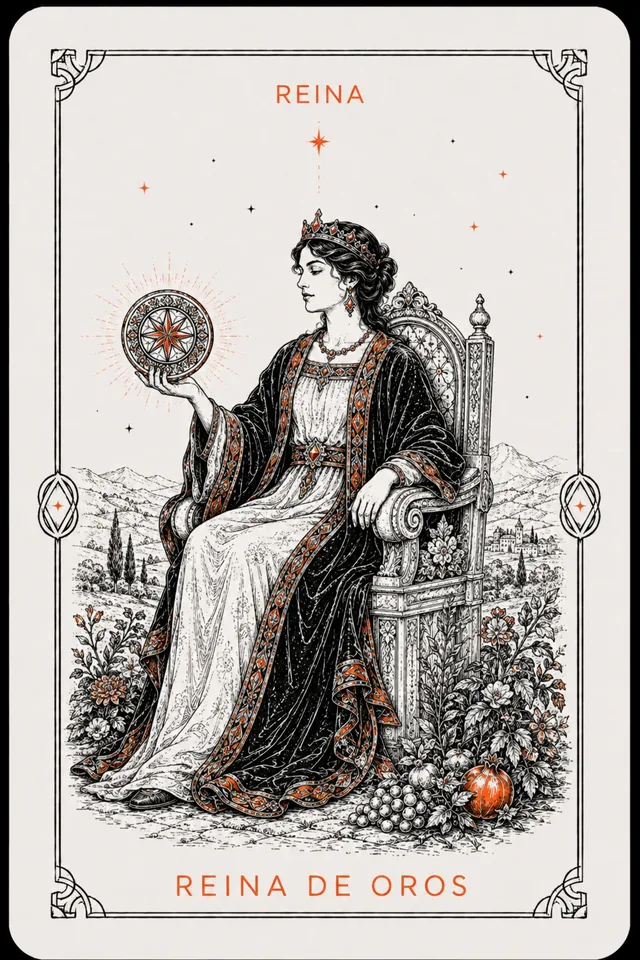 Reina de Oros del tarot