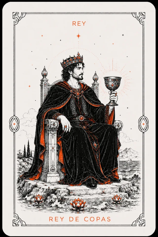Rey de Copas del tarot