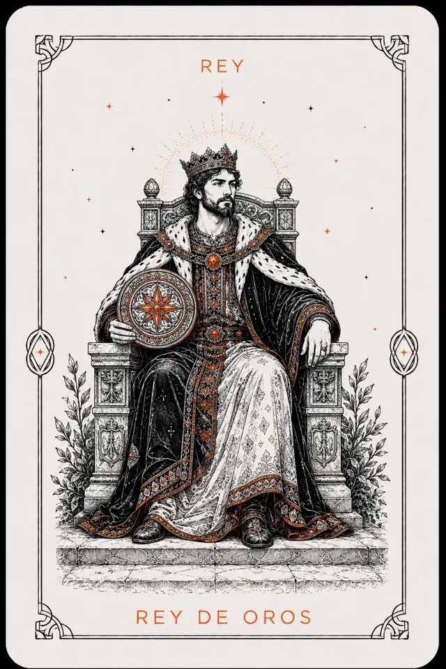 Rey de Oros del tarot