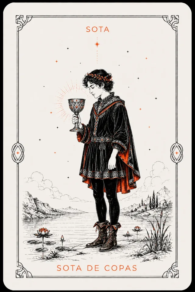 Sota de Copas del tarot
