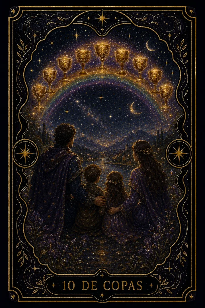 10 de Copas del tarot