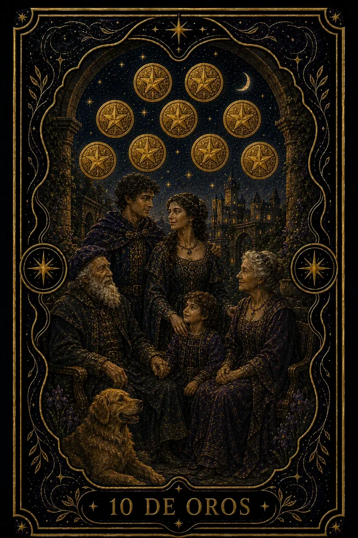 10 de Oros del tarot