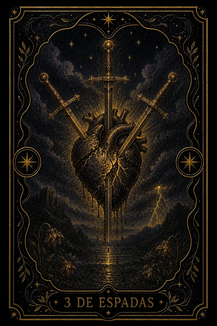 3 de Espadas del tarot