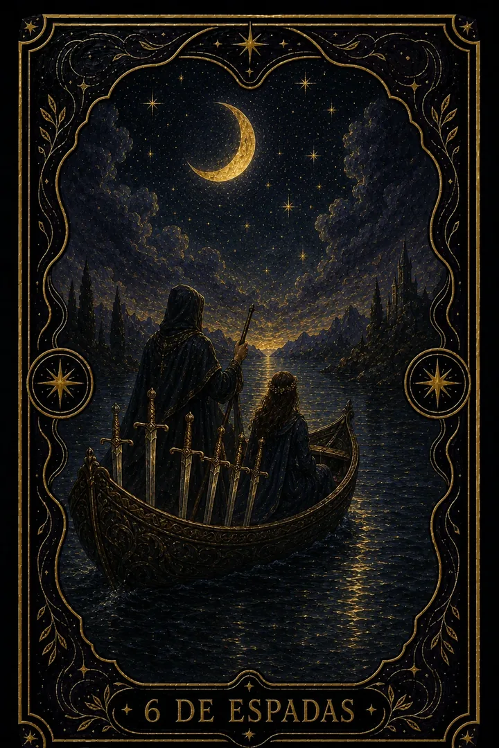 6 de Espadas del tarot