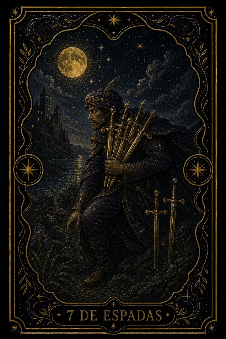 7 de Espadas del tarot