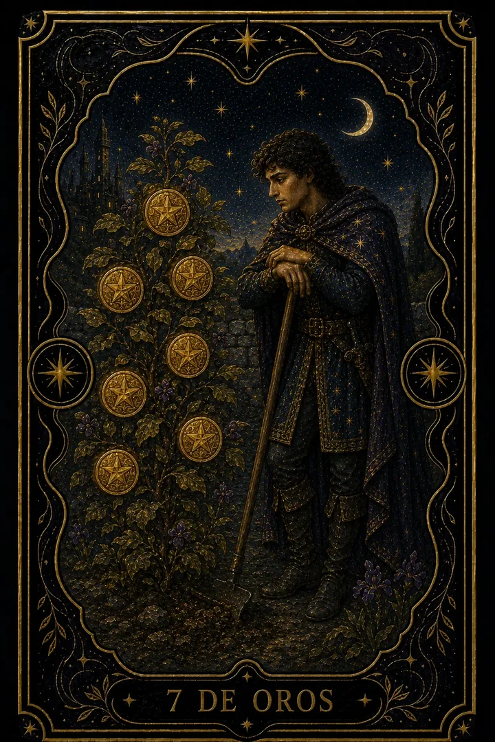 7 de Oros del tarot