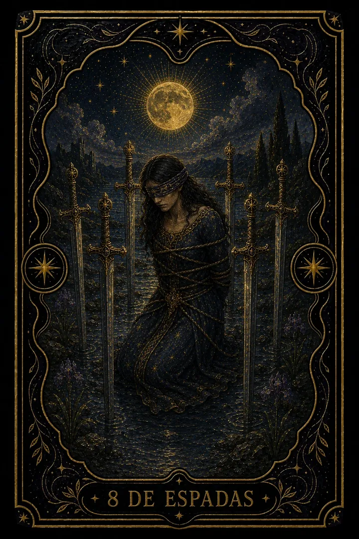 8 de Espadas del tarot
