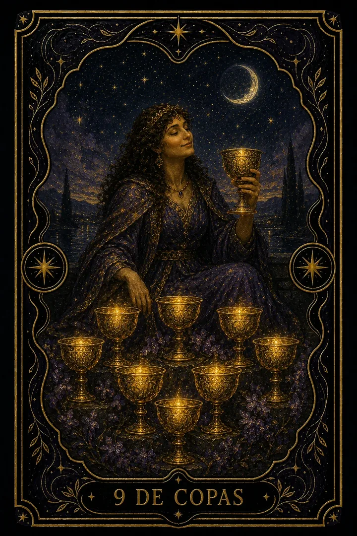 9 de Copas del tarot