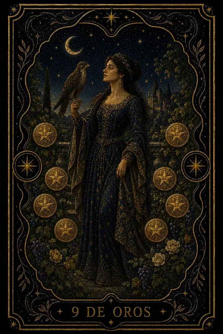 9 de Oros del tarot