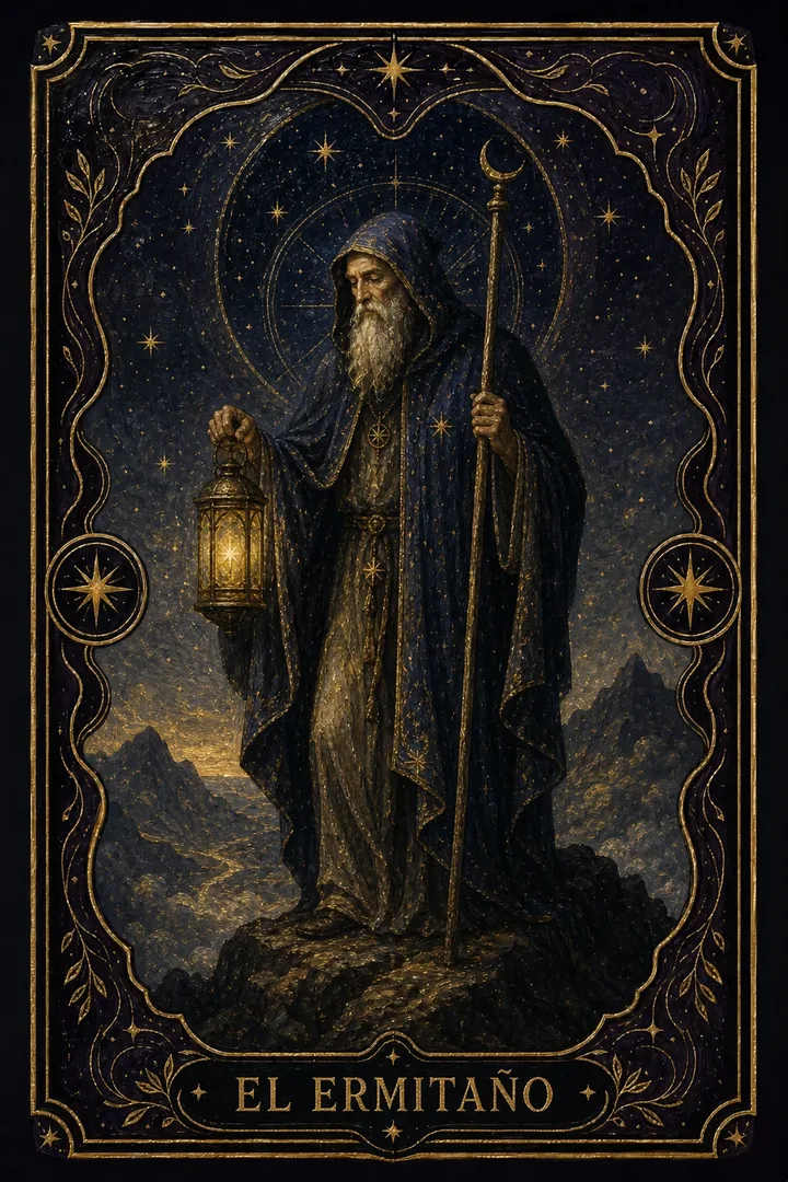 El Ermitaño del tarot
