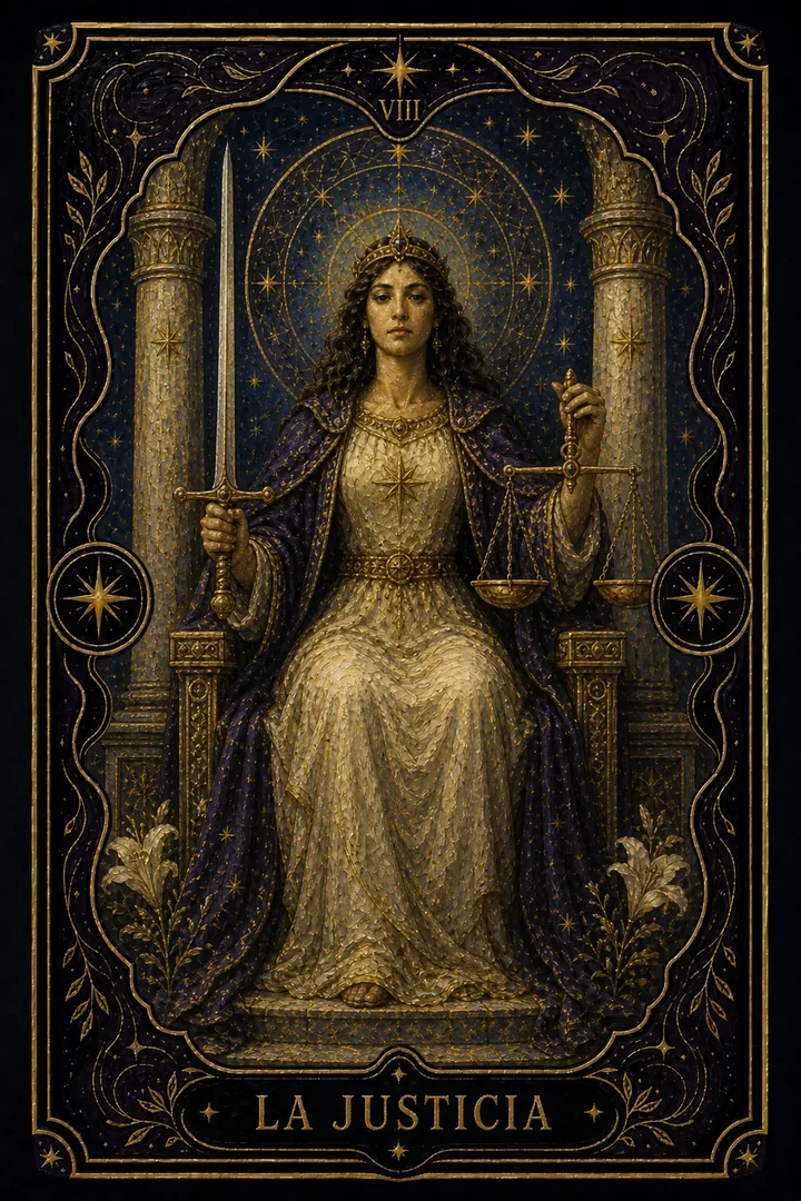 La Justicia del tarot