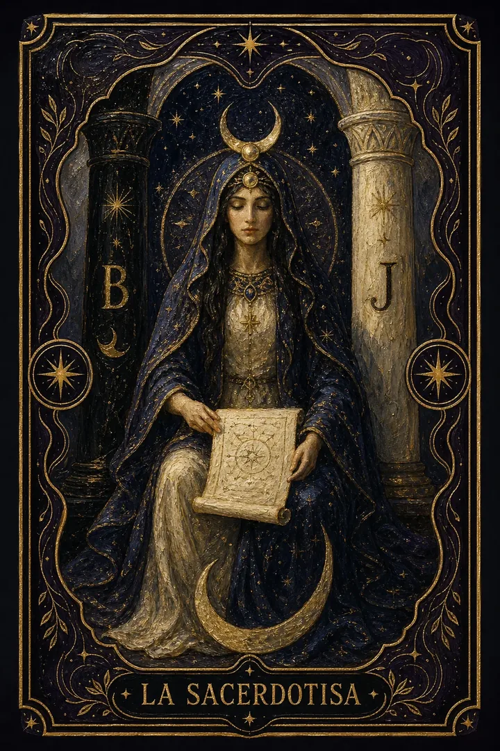 La Sacerdotisa del tarot