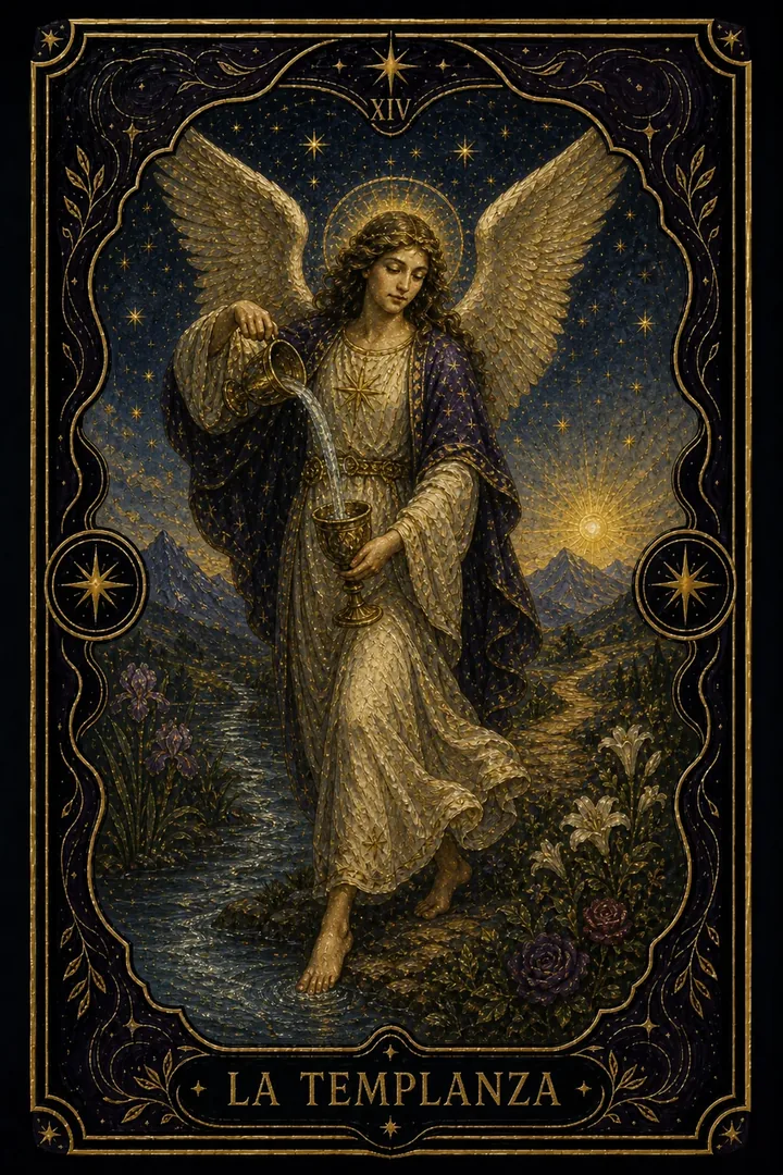La Templanza del tarot