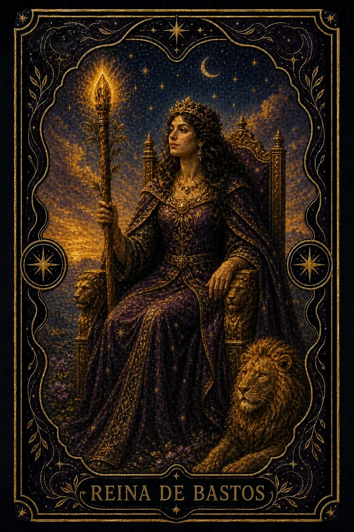 Reina de Bastos del tarot