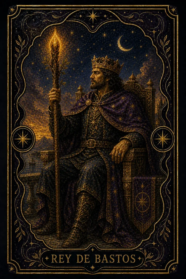 Rey de Bastos del tarot