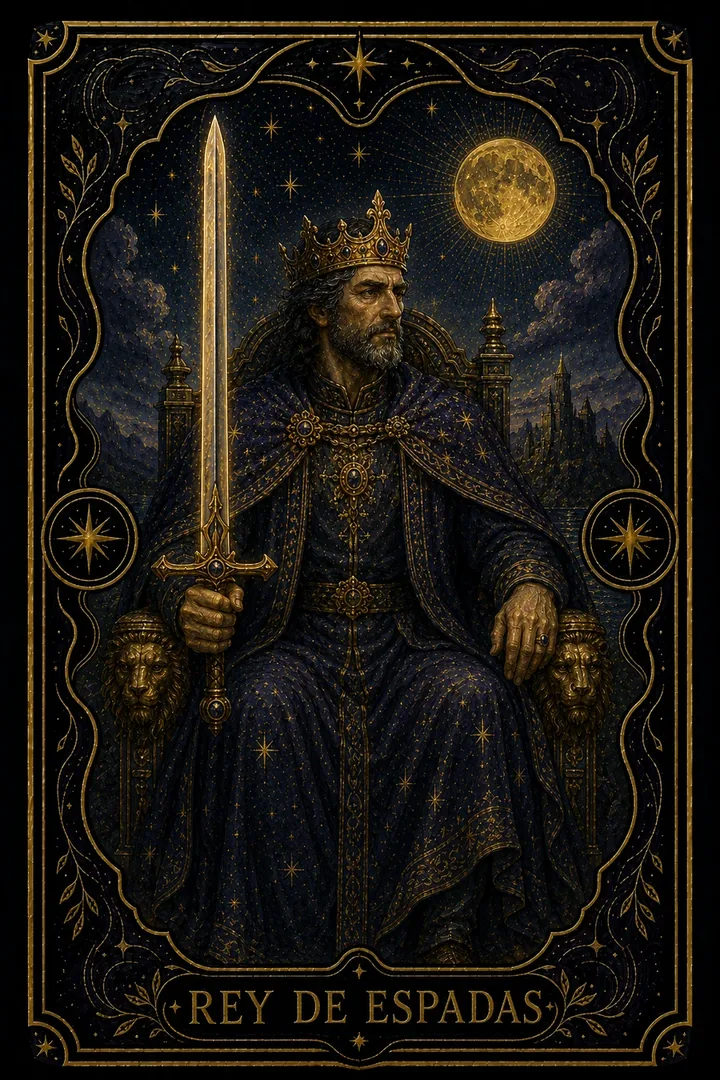 Rey de Espadas del tarot